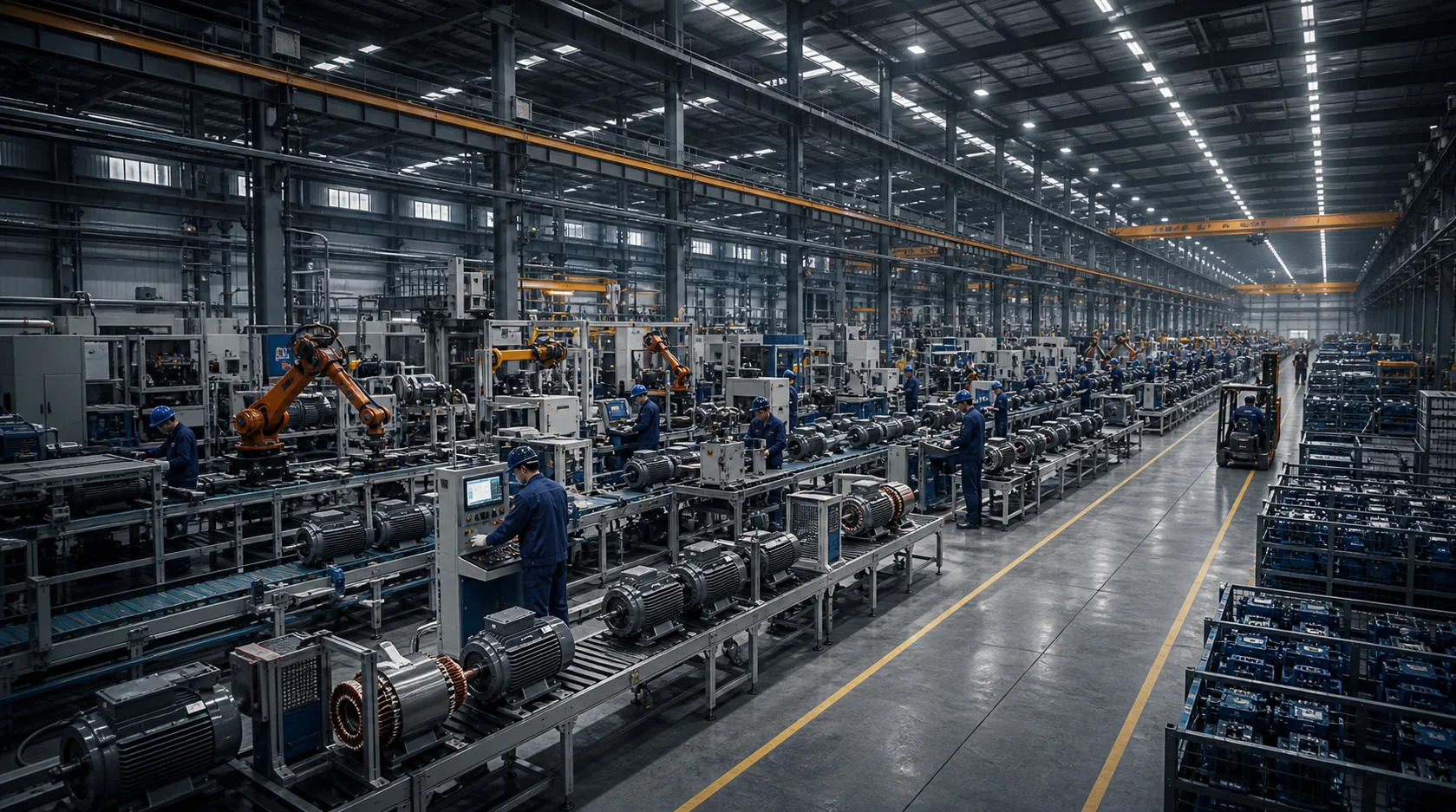 ABB China factory — producing M3AA and M3BP motors for global buyers