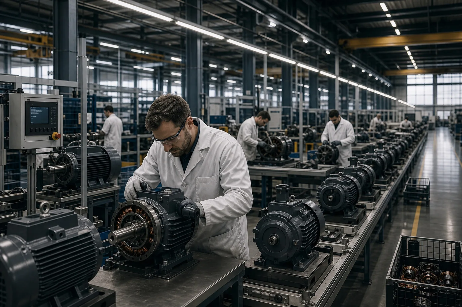 ABB motor manufacturing facility — produced in China since 1992