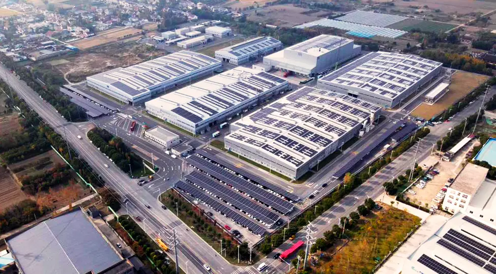 WEG Nantong China factory — producing IEC motors for global export